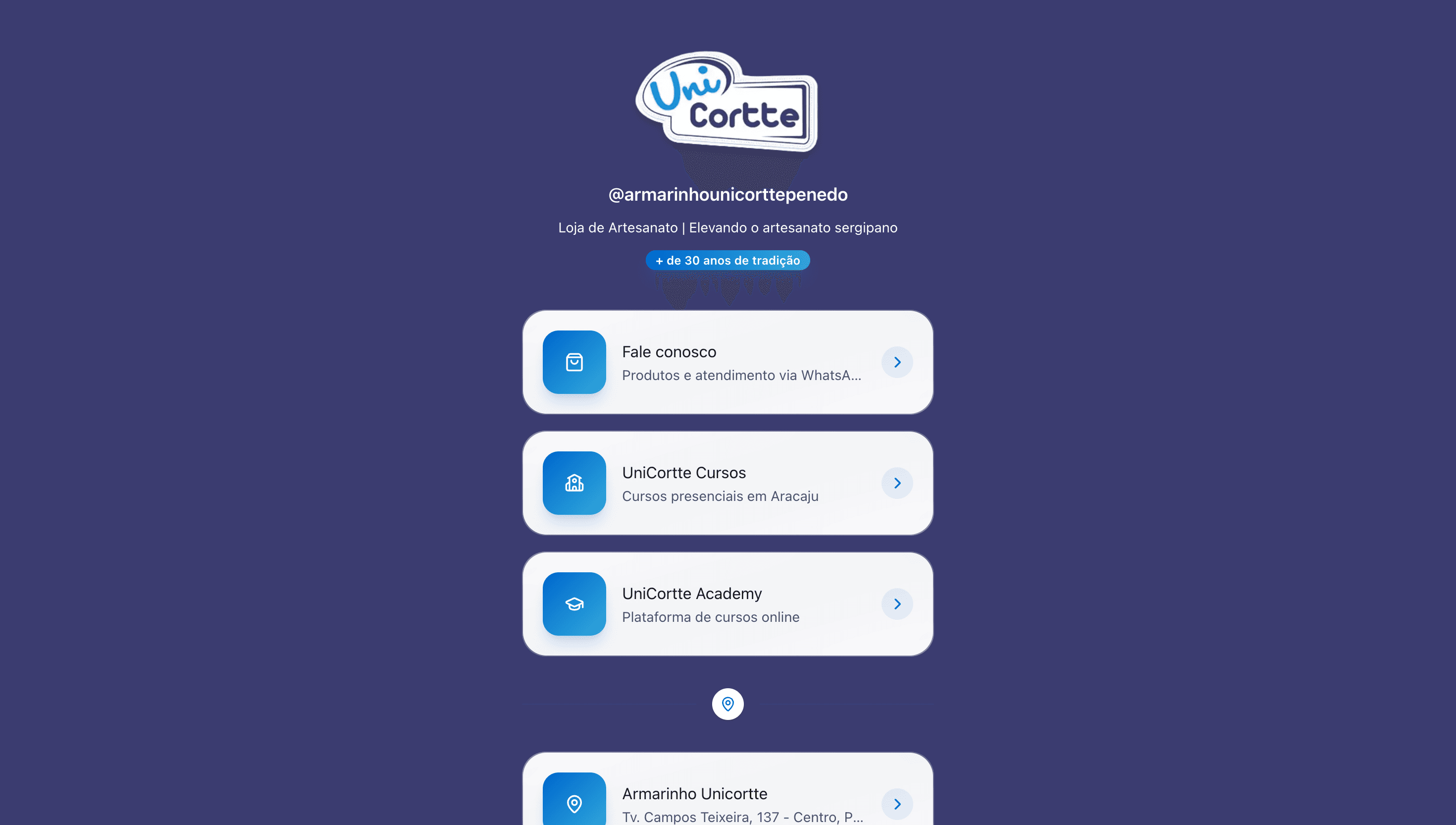 Armarinho Unicortte — Penedo